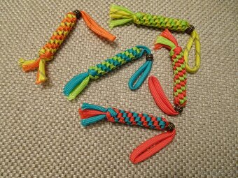 KIZLYAR originálne doplnky na nože-šnúrky s prstencom - 7