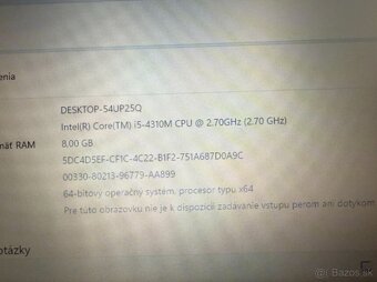 Dell Latitude E6440 i5 / 8GB / SSD / Win11 originál - 7