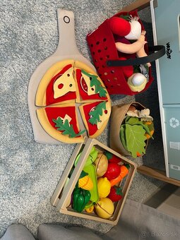 Detská kuchynka Woody s ikea zeleninou a ovocím - 7