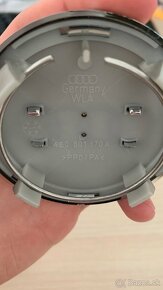 Audi stredové krytky diskov 69mm - 7