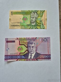 Predám bankovky Kazachstan,Kirgistán,Tadžigistán,Tukmenistan - 7
