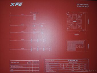 Predám PC zdroj ADATA XPG PROBE 600 W - 7