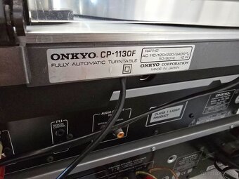 Onkyo hifi zostava gramo CP-1130F, CD DX-7355, zos.A-9155 - 7