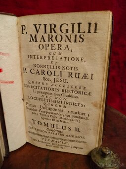 2 dielna súprava ornamentovana väzba pozlátené Trnava 1735 - 7