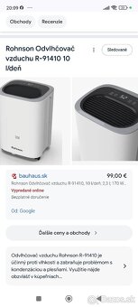 Odvlhčovač vzduchu značky Rohnson - 7