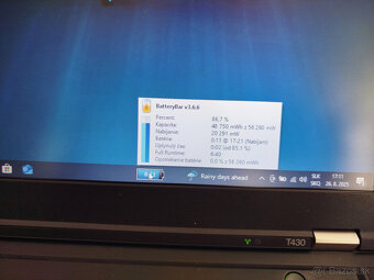 notebook Lenvo T430 - Core i5-3320M, SSD, 1TB HDD, W10 - 7