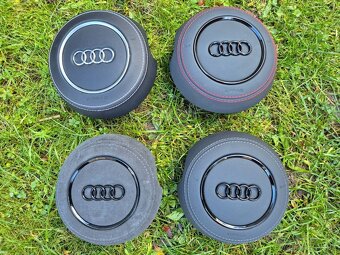 Kryt airbagu puzdro AUDI potiahnutý kožou a čiernym logom - 7