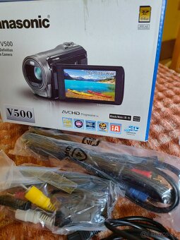 Panasonic Full hd V-500 digitálnu kameru - 7