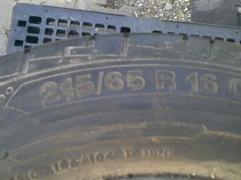 215-65-r16C letne continental obute na diskoch 5x108 - 7