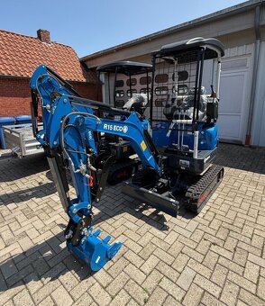Minibagr mikrobagr minirýpadlo RIPPA R15 - 7