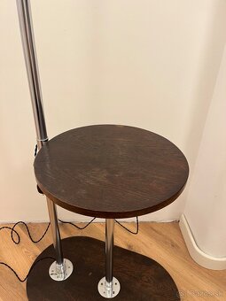Podlahová chrómovaná lampa - funkcionalizmus - 7