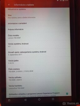 tablet Lenovo Tab 3 8" + puzdro, nab. kábel - 7
