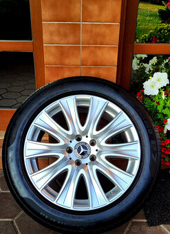 alu R18 5x112 orig. Mercedes S, letné pneu 245/50 - 7