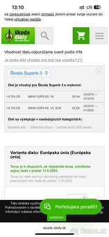 NOX senzor pred dpf škoda octavia 3, karoq, superb 3 - 7