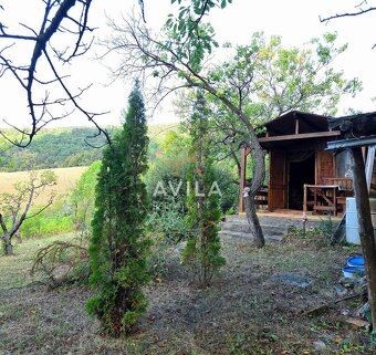 416 m² zelene a pokoja – na predaj záhrada s chatkou v Čacht - 7