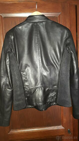 čierna kožená bunda KARA -L - 7