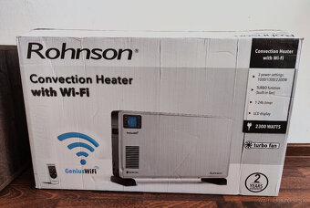 Nový Teplovzdušný konvektor Rohnson R-029 Genius Wi-Fi - 7
