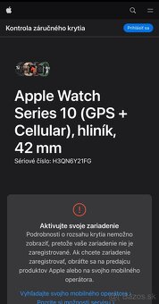 Apple Watch 10 42mm Rose Gold - neaktivované - 7