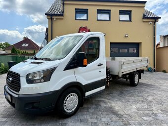 FORD TRANSIT 96KW VALNÍK S HYDRAULICKOU RUKOU NA 2055KG ČR 1 - 7