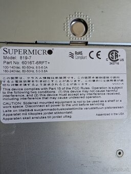 Server Supermicro 12 core, 192GB ram, 9TB hdd, 10Gbit eth - 7