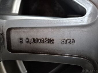 5x112 r18 ET20 x 8J elektróny originál AUDI - 7