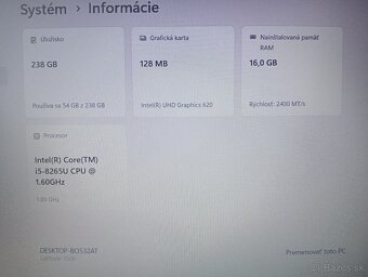 predám Dell latitude 3500 / 16gb ram / Intel core i5 /ssd - 7