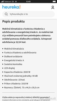 Mobilná klimatizácie Delonghi - 7