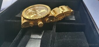 Nixon Zlaté hodinky aj strieborne veľká nad 5cm priemer - 7