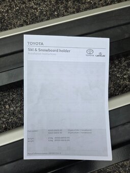 Predám originálny strešný nosič + nosič lyží  Toyota-Lexus - 7