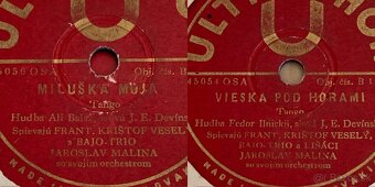 Predám Šelakové platne - František Krištof Veselý G.Dusík .. - 7