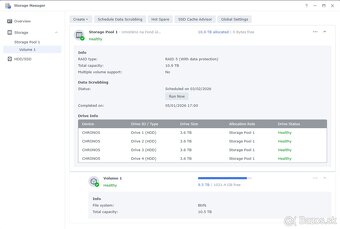 Synology DS916+ 8GB RAM 12TB NAS Cloud HDD - 7