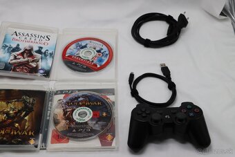 PS3 Slim CECH-3004B 160GB + 2 hry - 7