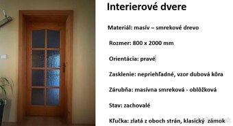 Masívne interiérové dvere - 7
