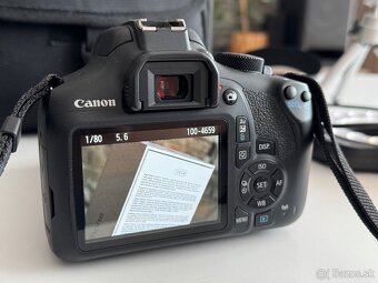 Na predaj: Canon EOS 1300D + príslušenstvo (kompletný set) - 7