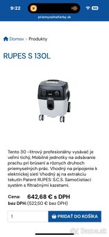 Profesionálny vysávač Rupes S130L - 7