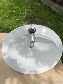 Keramické umývadlo s batériou zn.Hansa - 7