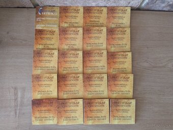 zlatá medaila 7x Slovenské banské mestá, 20xHistorické župy - 7