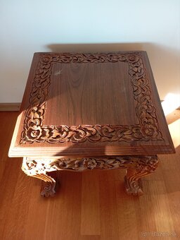 ✨Veľkolepá vyrezávaná socha Buddhu s podstavcom 125 cm - 7