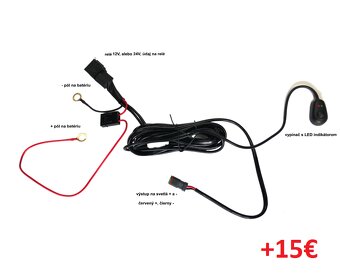 Led rampa 459W - 80cm Zaoblená - 3 radová Homologizovaná - 7