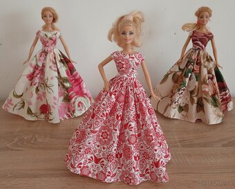 Barbie-dlhe šaty pre Barbie - 7