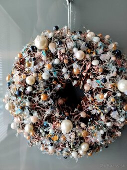 Zimný koralkový vianočný set - hadmade - 7