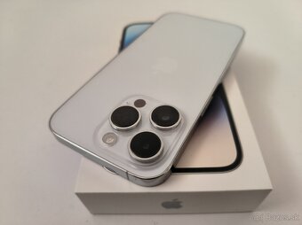 apple iphone 14 PRO 256gb Silver / Batéria 100% - 7