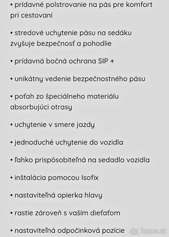 Detská autosedačka BeSafe - 7