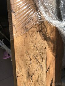 2xpolice z dubového starého dreva D3,44xš30xh3cm - 7