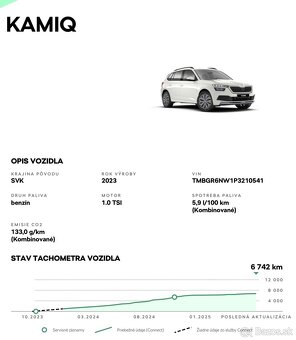 Škoda Kamiq 1.0TSI, 81kW, automat 7st. - 7