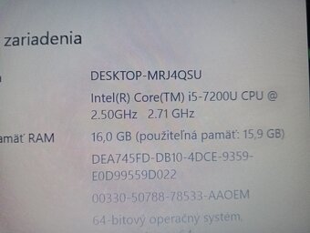 HP elitebook 840 G4 / 16gb ram / Intel core i5 / 256gb ssd- - 7