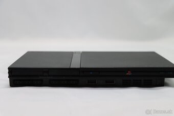 PS2 slim SCPH-75004 – konzola + ovládač + pamäťovka + káble - 7
