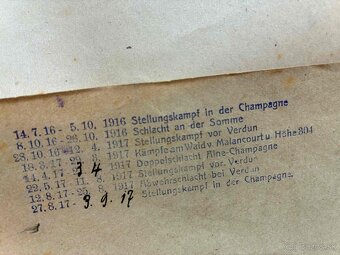 Nemecká vojenská knižka a foto WW1 - 7