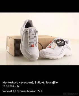 Veľkosť 42, MIX pracovná-bezpečnostná obuv - 7