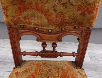 Set starožitných viktoriánskych stoličiek ( 4 ). - 7